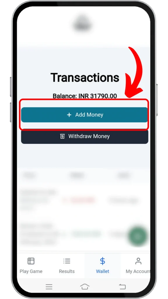 add money on shribook app